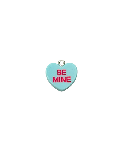 Conversation heart charm