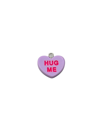 Conversation heart charm