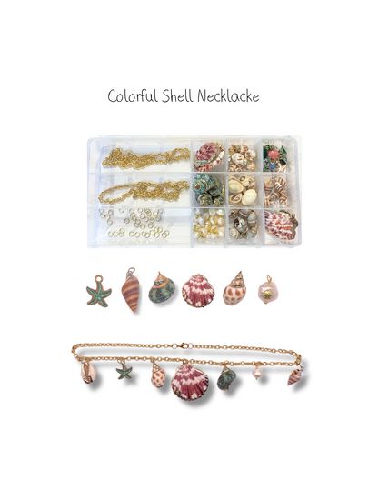 Colorful Shell Collection - Charm Necklace DIY Kit