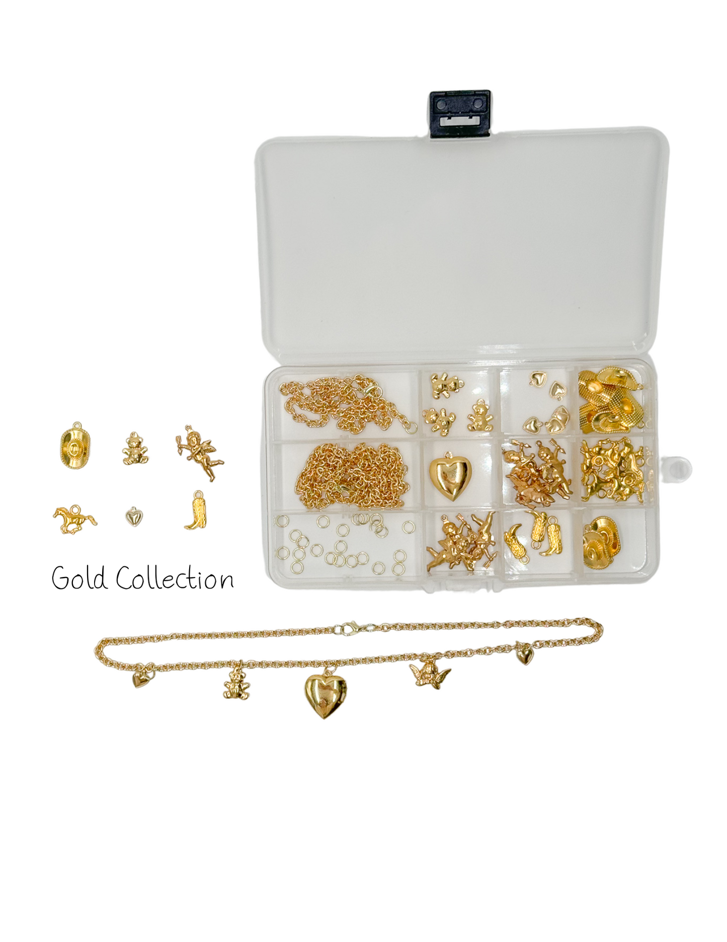 Gold Collection - Charm Necklace DIY Kit