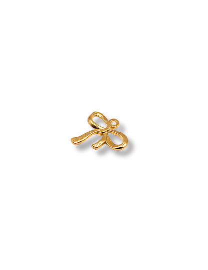 Gold Bow Charm