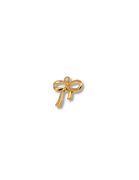 Gold Bow Charm