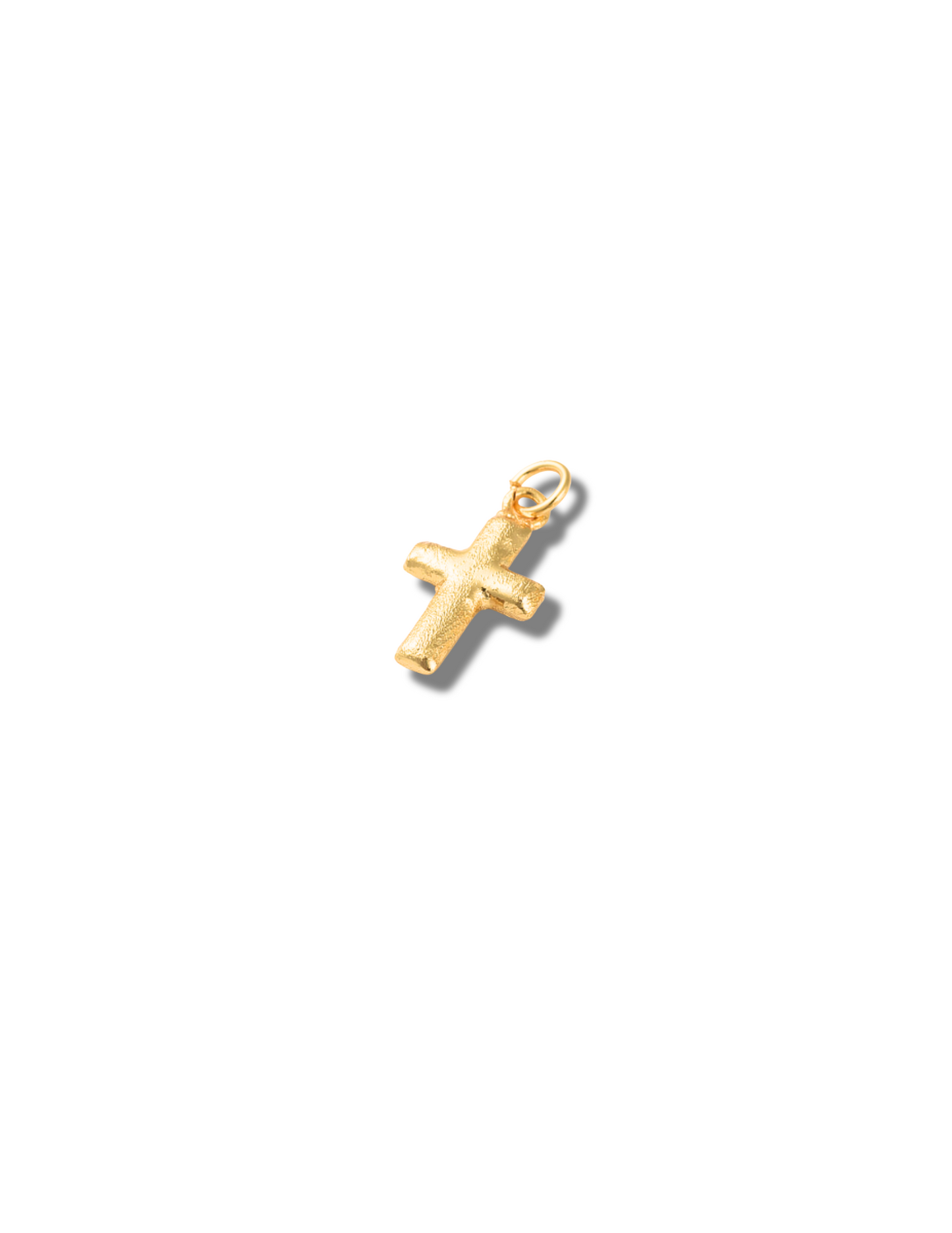 Textured Cross Charm