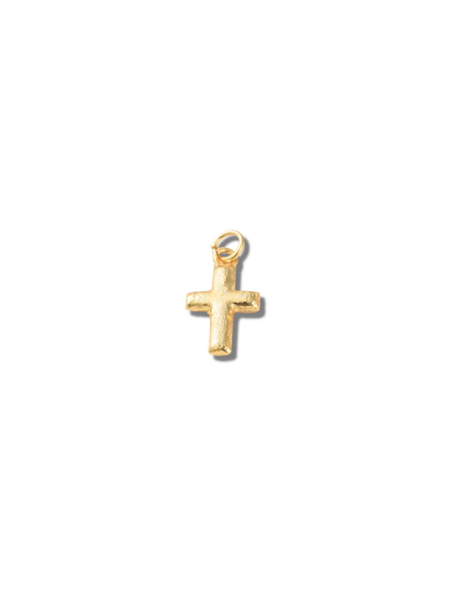 Textured Cross Charm